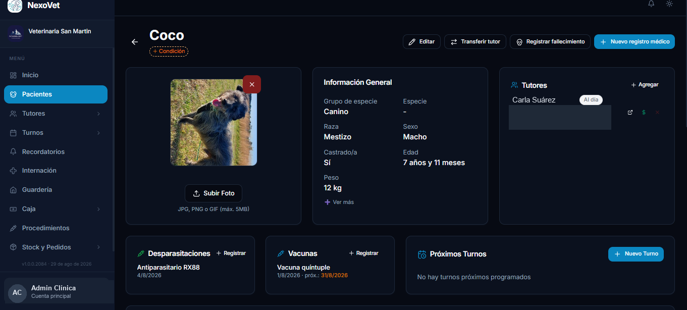 Ficha de paciente